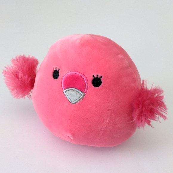 Squishmallow Cookie The Flamingo 5" Mini Plush 2018 Kellytoy Flamingo - Picture 9 of 9